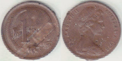 1978 Australia 1 Cent (lamination) A003140
